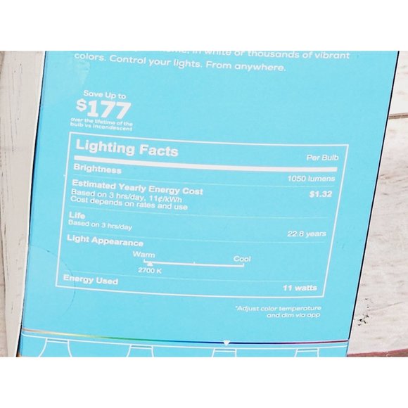 Upgrade Your Lighting System with Mercury 2 Pack RoHS Color+White LED Smart Wi-F - Picture 14 of 15